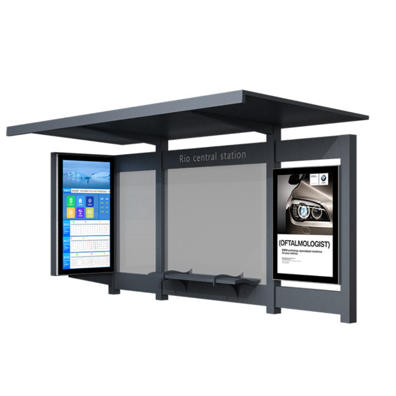 What are the benefits of a bus shelter?